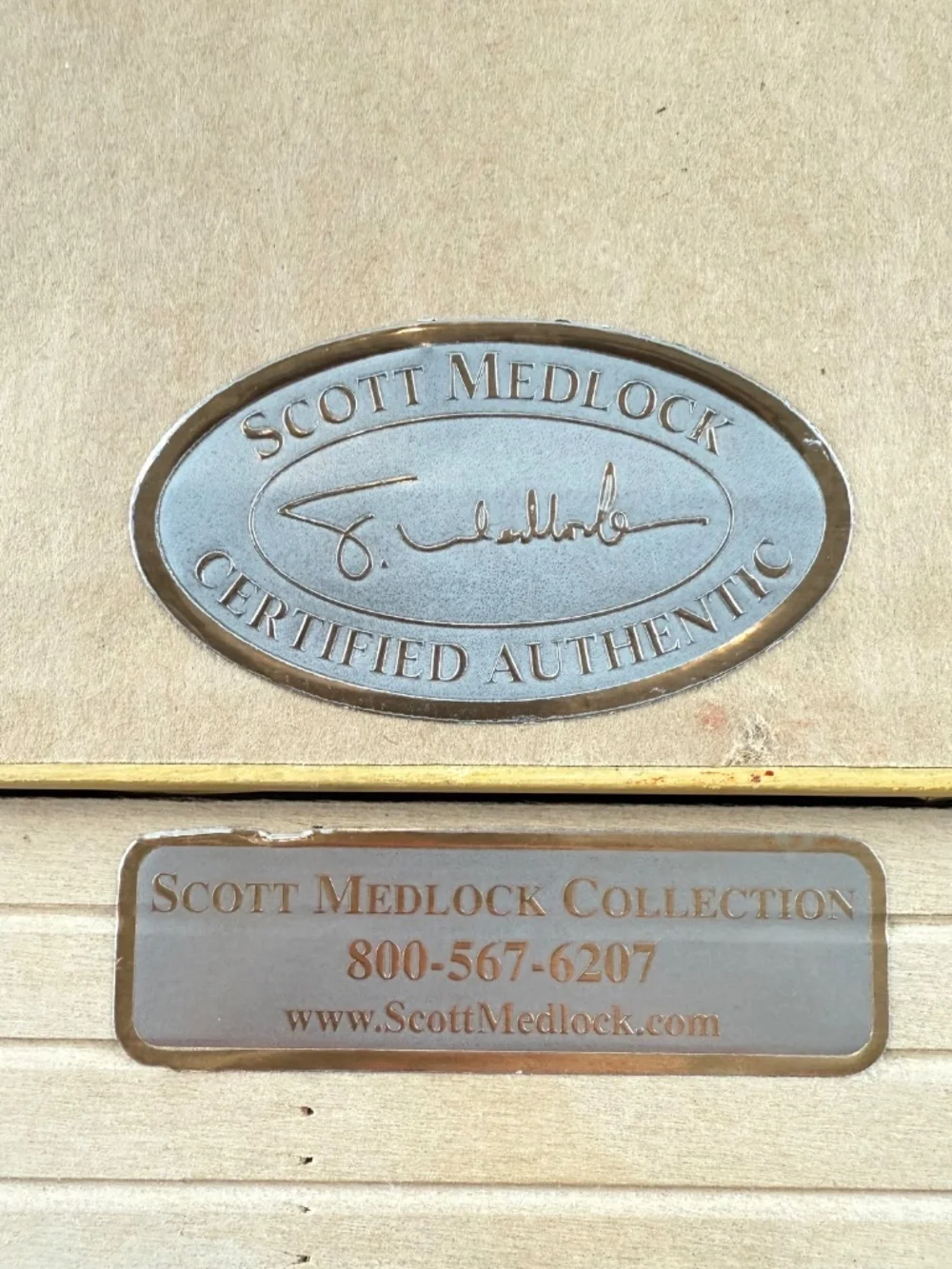 Signed Scott Medlock 